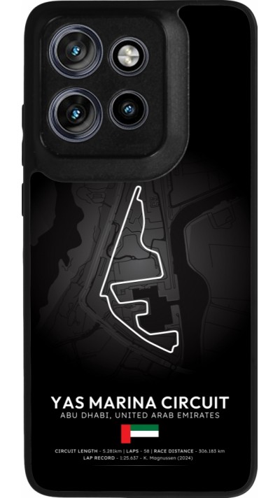Motorola Moto S50 Case Hülle - Silikon schwarz F1 Track 2025 Abu Dhabi