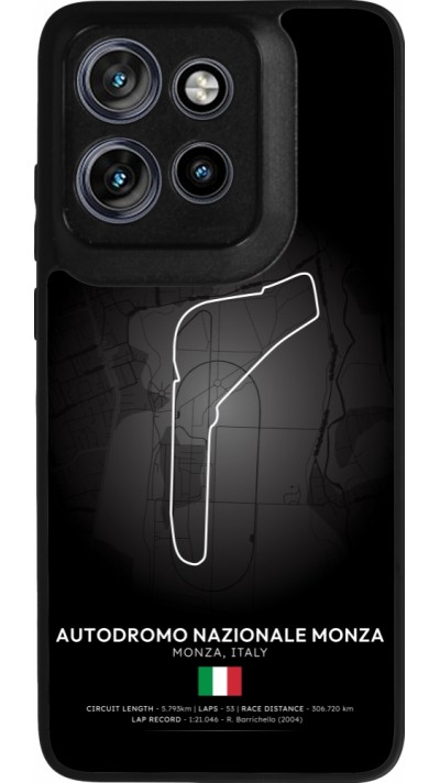 Motorola Moto S50 Case Hülle - Silikon schwarz F1 Track 2025 Italy