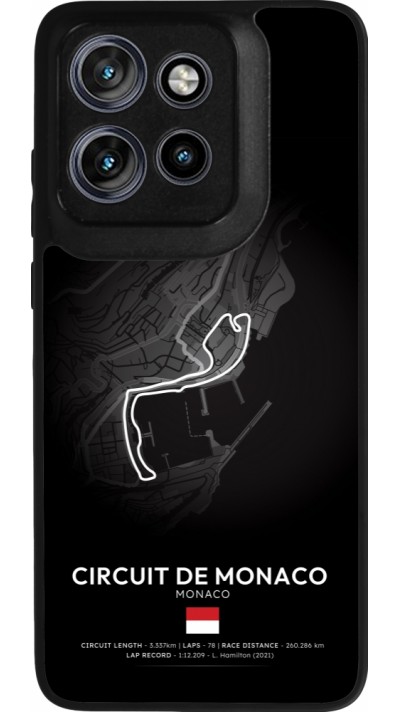 Motorola Moto S50 Case Hülle - Silikon schwarz F1 Track 2025 Monaco