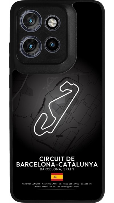 Motorola Moto S50 Case Hülle - Silikon schwarz F1 Track 2025 Spain