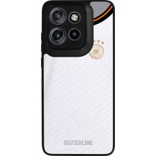 Motorola Moto S50 Case Hülle - Silikon schwarz Deutschland 2022 personalisierbares Fußballtrikot