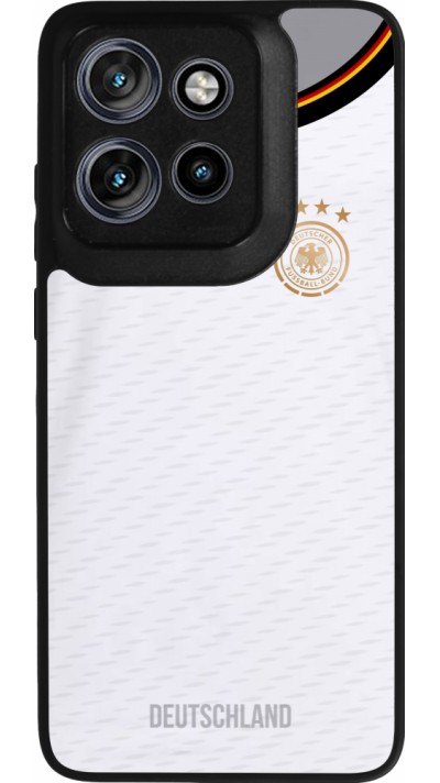 Motorola Moto S50 Case Hülle - Silikon schwarz Deutschland 2022 personalisierbares Fußballtrikot