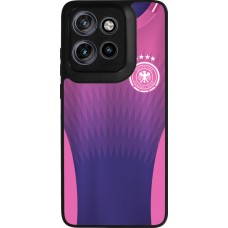 Motorola Moto S50 Case Hülle - Silikon schwarz Deutschland Away personalisierbares Fussballtrikot