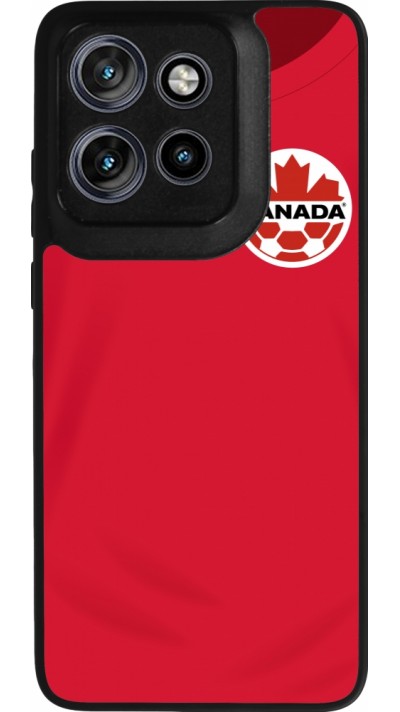 Motorola Moto S50 Case Hülle - Silikon schwarz Kanada 2022 personalisierbares Fussballtrikot