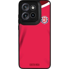 Motorola Moto S50 Case Hülle - Silikon schwarz Costa Rica 2022 personalisierbares Fussballtrikot