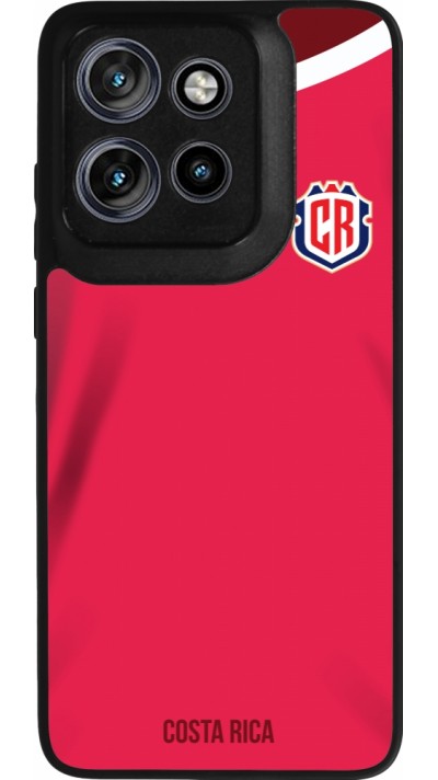 Motorola Moto S50 Case Hülle - Silikon schwarz Costa Rica 2022 personalisierbares Fussballtrikot