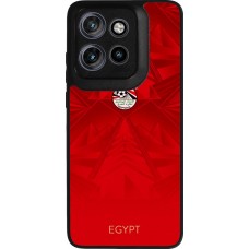 Motorola Moto S50 Case Hülle - Silikon schwarz Ägypten 2026 personalisierbares Fussballtrikot
