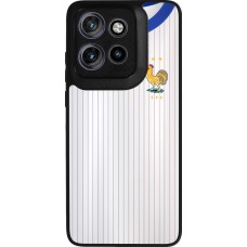 Motorola Moto S50 Case Hülle - Silikon schwarz Frankreich Away personalisierbares Fussballtrikot