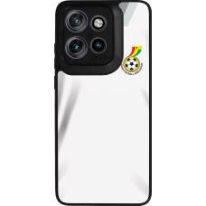 Motorola Moto S50 Case Hülle - Silikon schwarz Ghana 2022 personalisierbares Fussballtrikot