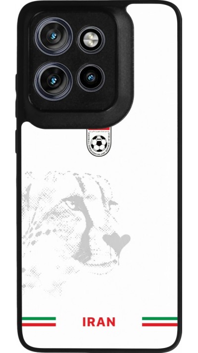Motorola Moto S50 Case Hülle - Silikon schwarz Iran 2026 personalisierbares Fussballtrikot
