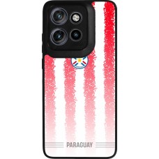 Motorola Moto S50 Case Hülle - Silikon schwarz Paraguay 2026 personalisierbares Fussballtrikot