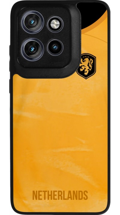 Motorola Moto S50 Case Hülle - Silikon schwarz Holland 2022 personalisierbares Fußballtrikot