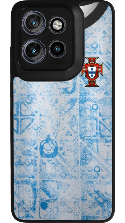 Motorola Moto S50 Case Hülle - Silikon schwarz Portugal Away personalisierbares Fussballtrikot