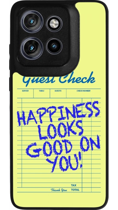 Motorola Moto S50 Case Hülle - Silikon schwarz Guest check 2026