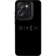 Motorola Moto S50 Case Hülle - Silikon schwarz Halloween 22 witch word