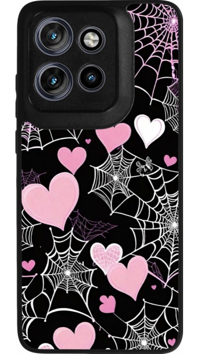 Motorola Moto S50 Case Hülle - Silikon schwarz Halloween 2024 girly