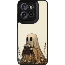 Motorola Moto S50 Case Hülle - Silikon schwarz Halloween 2025 Ghost gardener