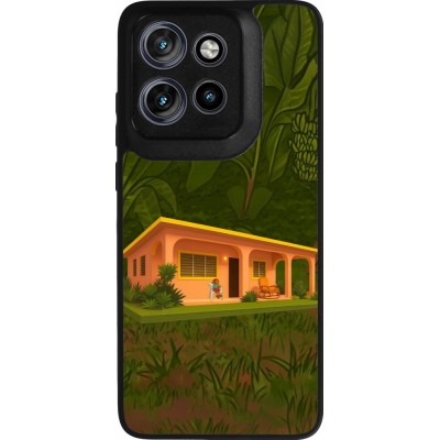 Motorola Moto S50 Case Hülle - Silikon schwarz Benitos house DTMF