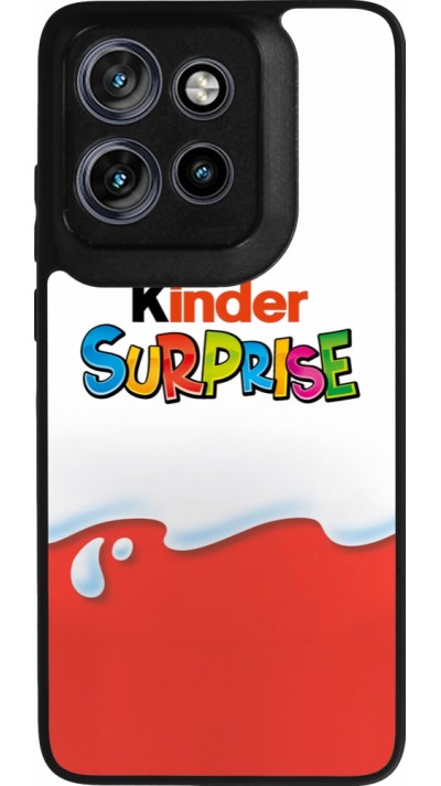Motorola Moto S50 Case Hülle - Silikon schwarz Kinder Surprise