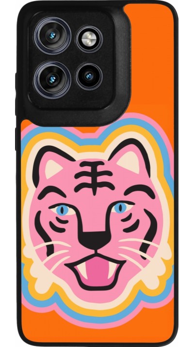 Motorola Moto S50 Case Hülle - Silikon schwarz Lion colors 2026