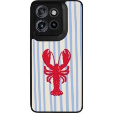 Coque Motorola Moto S50 - Silicone rigide noir Red lobster 2026