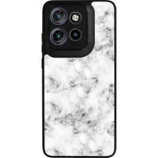 Motorola Moto S50 Case Hülle - Silikon schwarz Marble 01
