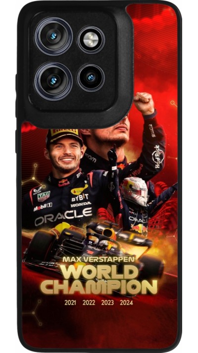Motorola Moto S50 Case Hülle - Silikon schwarz Max Verstappen Champion 2023
