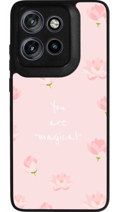Motorola Moto S50 Case Hülle - Silikon schwarz Mom 2023 your are magical