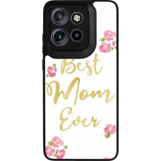 Coque Motorola Moto S50 - Silicone rigide noir Mom 2024 best Mom ever