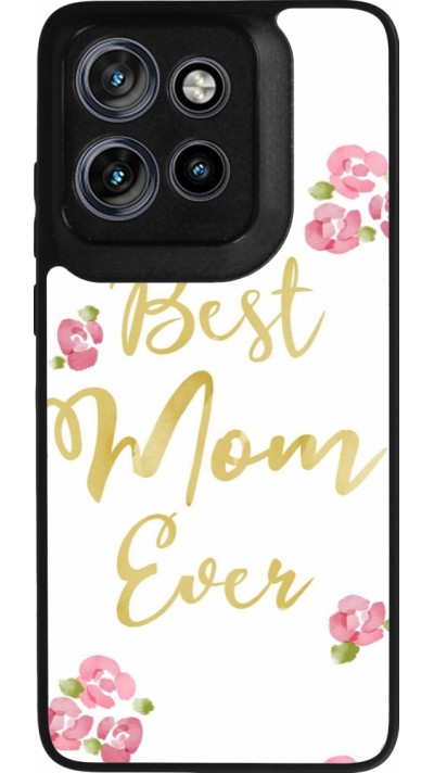 Motorola Moto S50 Case Hülle - Silikon schwarz Mom 2024 best Mom ever