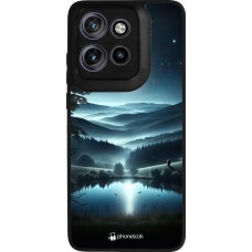 Coque Motorola Moto S50 - Silicone rigide noir Night Sky View