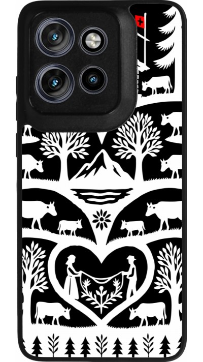 Motorola Moto S50 Case Hülle - Silikon schwarz Poya Schweiz 2 schwarz