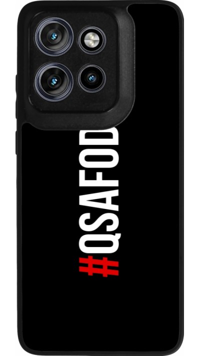 Motorola Moto S50 Case Hülle - Silikon schwarz Qsafoda 1