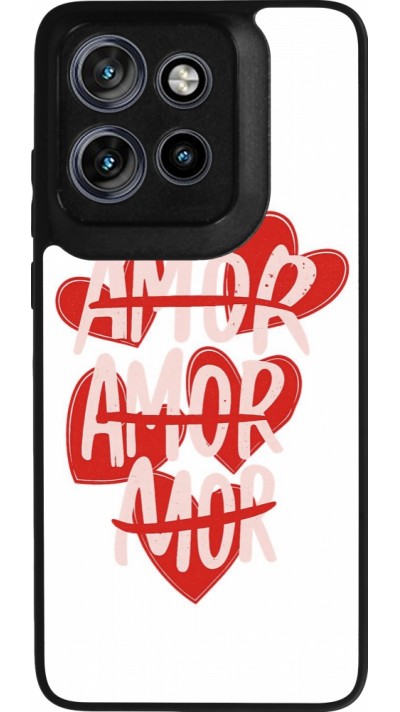 Motorola Moto S50 Case Hülle - Silikon schwarz Saint Valentines Day 26 Amor