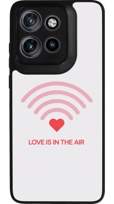 Motorola Moto S50 Case Hülle - Silikon schwarz Saint Valentines Day 26 Love is in the air