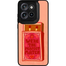 Coque Motorola Moto S50 - Silicone rigide noir Saint Valentines Day 26 Perfect Match