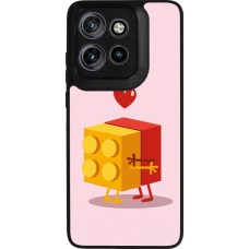 Coque Motorola Moto S50 - Silicone rigide noir Saint Valentines Day 26 Puzzle