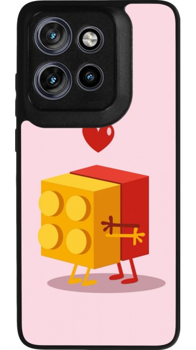 Motorola Moto S50 Case Hülle - Silikon schwarz Saint Valentines Day 26 Puzzle