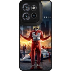 Coque Motorola Moto S50 - Silicone rigide noir Senna The King of Rain