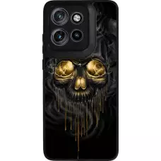 Coque Motorola Moto S50 - Silicone rigide noir Skull 02