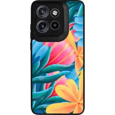 Coque Motorola Moto S50 - Silicone rigide noir Spring 23 colorful flowers