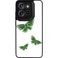 Motorola Moto S50 Case Hülle - Silikon schwarz Butterflies Spring 2026