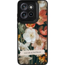 Motorola Moto S50 Case Hülle - Silikon schwarz Full Bloom Spring 2026