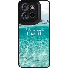 Coque Motorola Moto S50 - Silicone rigide noir Summer 18 24