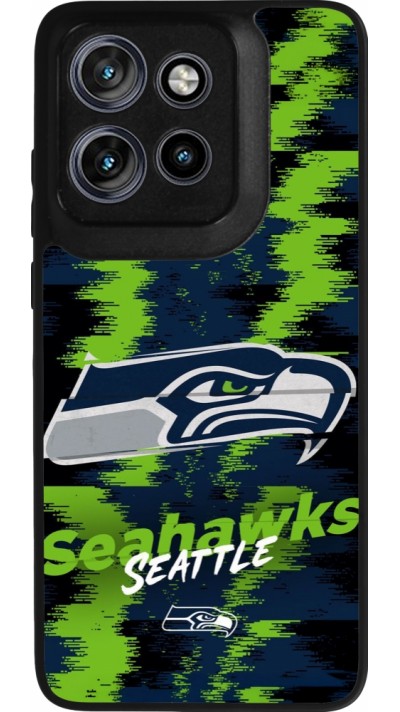 Motorola Moto S50 Case Hülle - Silikon schwarz Super Bowl 26 Seattle 2