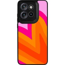 Motorola Moto S50 Case Hülle - Silikon schwarz Valentine 2024 heart gradient