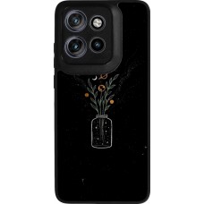 Coque Motorola Moto S50 - Silicone rigide noir Vase black