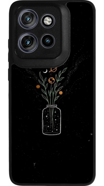 Coque Motorola Moto S50 - Silicone rigide noir Vase black