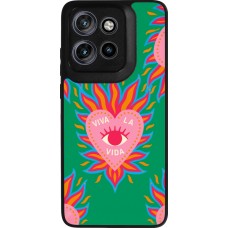 Coque Motorola Moto S50 - Silicone rigide noir Viva la vida 2026