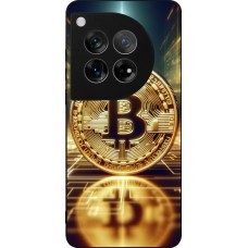 OnePlus 12 Case Hülle - Silikon schwarz Bitcoin Stehen